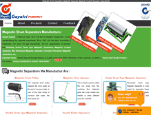 Tablet Screenshot of magneticdrumseparators.com